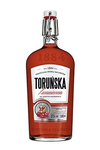 Wodka 1906 Cranberry-Wodka Toruńska 1884 aus Polen, 0,5 L, 37,5 Prozent Vol.
