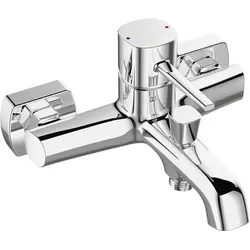 Design Badewannenarmatur Wandmontage Chrom