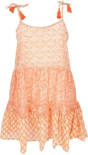 GURU SHOP Boho Minikleid in orange von Guru-Shop