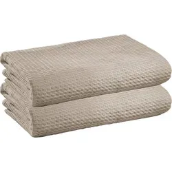 Erwin Müller Sommerdecke Siena 2er-Pack, 150x200 cm in grau von Erwin Müller