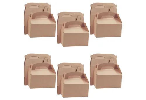 Belle Vous Geschenkbox Braune Geschenkboxen (24er Pack) von Belle Vous