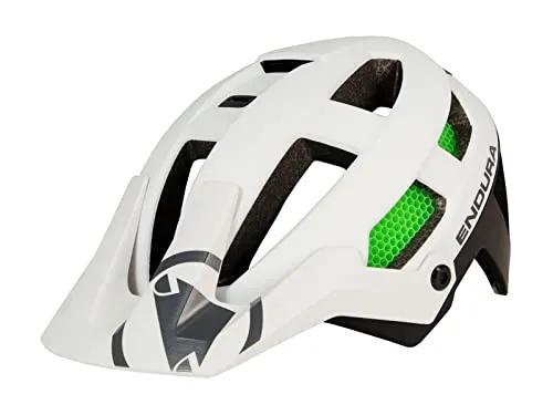 Endura Singletrack Mips Helm weiß (WH) S-M - Fahrradhelm mit MIPS Brain Protection System, optimaler Schutz und hohe Belüftung für Mountainbiker und Radfahrer. Leicht, anpassbar und ideal für Brillenträger.