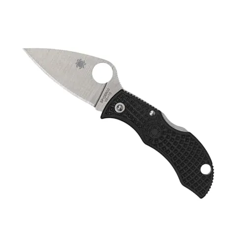 Spyderco Knives Manbug Lightweight MBKLFP Black FRN VG-10 Stainless Pocket Knife
