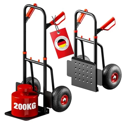 Rollwagen & Sackkarren Rot von ATHLON TOOLS