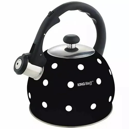 Wasserkessel Schwarz von Kinghoff
