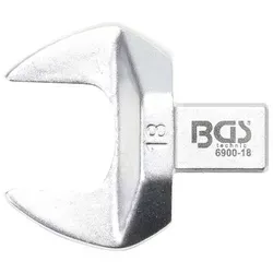 Einsteck-Maulschlüssel - Schlüsselweite 18 mm - Aufnahme 9 x 12 mm