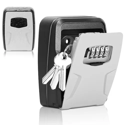 Schlüsseltresor mit Zahlencode für Wandmontage – Robuster Schlüsselsafe für Zuhause und Büro