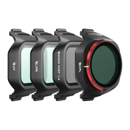 Freewell Alltagsfilter für DJI Mini 5 Pro – UV, CPL, Lichtverschmutzung und Glow Mist 1/4 – Premium-Objektivfilter für Kinofilmmaterial, verbesserte Farb- und Blendreduzierung