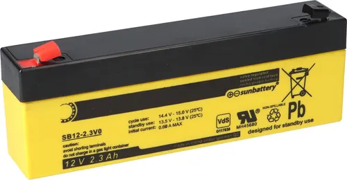 Bleiakku für ABUS Alarmsirene Blitzleuchte SG1800 Jablotron Oasis Alarmzentrale 12V