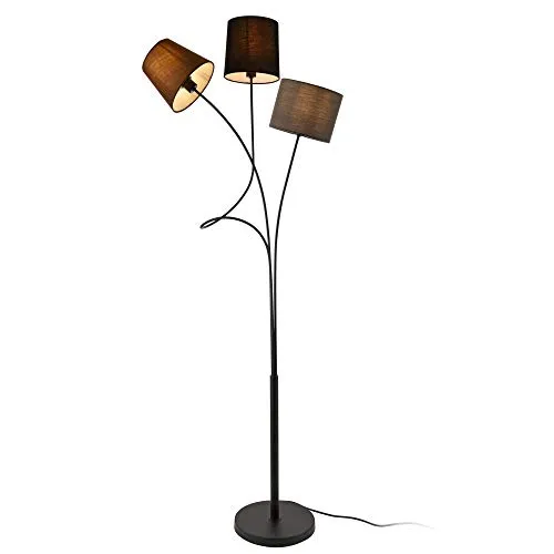 lux.pro Stehleuchte 146cm – Industrial Look mit 3 E14 Fassungen - Standleuchte im modernen Industrial Design, ideal für stilvolle Beleuchtung. Mit 3 Lampenfassungen für individuelle Lichtgestaltung – perfekt für jeden Raum.