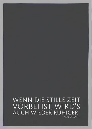 GESCHIRRTUCH KÜCHENTUCH SIEBDRUCK 17;30 HAMBURG STIILE ZEIT KARL VALENTIN