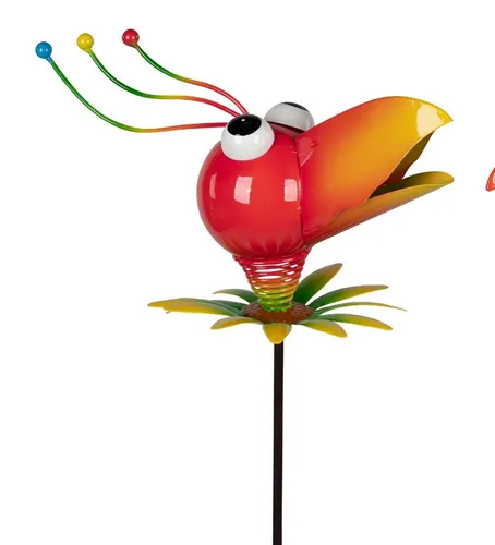 formano Gartenstecker Sommerzeit Farbe: Rot, Motiv: Vogel von formano