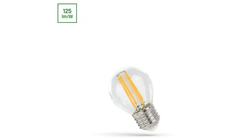 LED KULKA E-27 230V 4W COG WW CLEAR SPECTRUM
