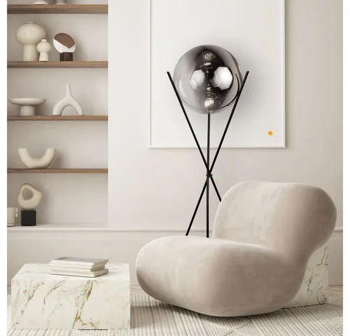 s.luce Stehlampe Progress, Anthrazit von s.luce