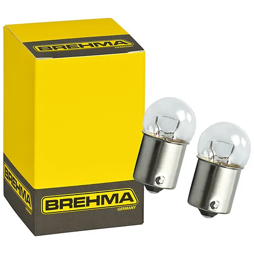 2er Set BREHMA Ba15S R10W Kugellampe 12V 10W Standlicht Birne Leuchte Lampe