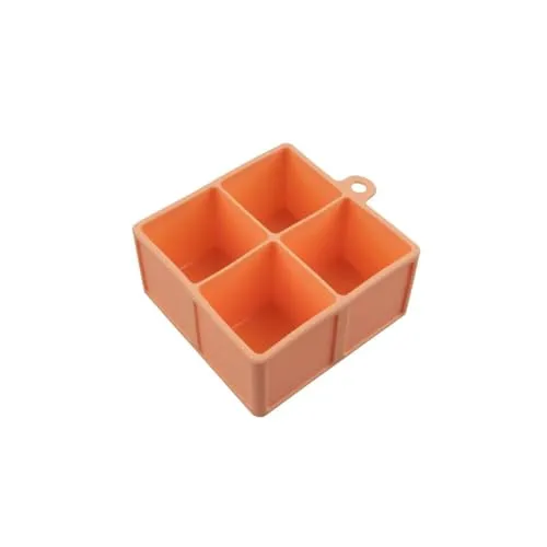 Fackelmann Eiswürfelform aus Silikon - Silikonform für Eiswürfel, 9,5 x 4,5 x 4,4 cm