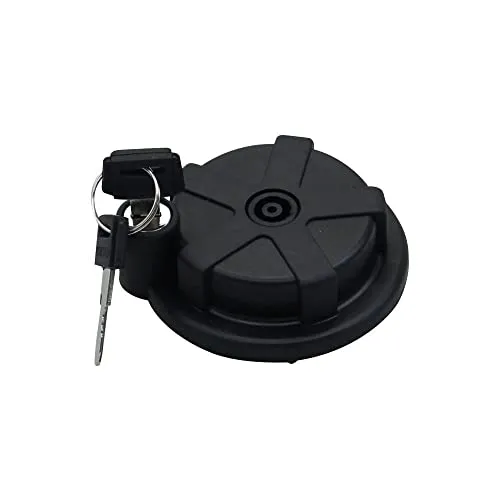 Tankdeckel schwarz 37 mm abschließbar kompatibel mit DT 50 80 125 MX MXS DT 50 R DT 175 MX XT 250 500 550