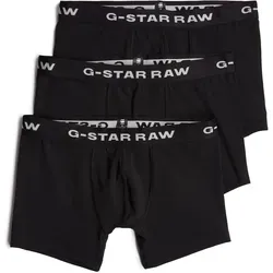 G-STAR Boxer Briefs 3er Pack - Herren - Herrenunterhosen in Schwarz, eng anliegend mit Logobund, aus atmungsaktivem und weichem Jersey-Material für höchsten Tragekomfort.