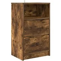 vidaXL Nachttisch Geräucherte Eiche 40 x 30 x 467 cm Holzwerkstoff 888917
