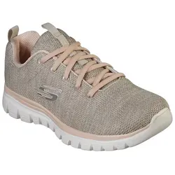 Skechers Graceful - Twisted Fortune Sneaker - Sportlicher Halbschuh mit Memory Foam für optimalen Komfort, ideal für Freizeit und Alltag.