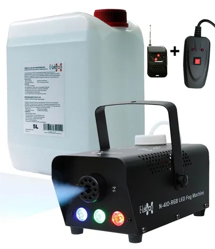 E-Lektron N-410-RGB Nebelmaschine 400W DJ Party LED Effekt inkl. 5L Nebelfluid