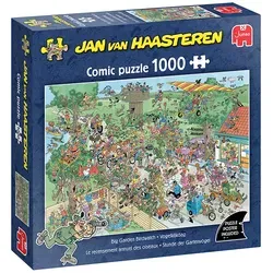 Jumbolino Sesamstrasse - 1000-teiliges Puzzle für Erwachsene, nachhaltiges Vergnügen mit lustiger Vogelbeobachtungsszene