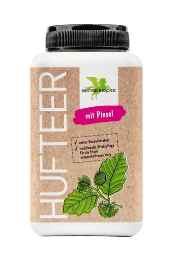 BENSE & EICKE Hufteer mit Pinsel 500 g