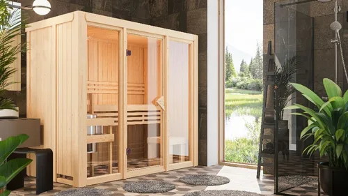 Karinu MODERNO 2 AVARI 2 Heimsauna ohne Ofen von Woodgarden GmbH