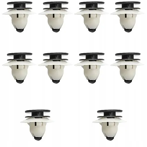 AWPARTS - Befestigungsclips - Clipse für kfz - Auto Befestigungs Clips - Hohe Qualität KFZ Clips kompatibel mit Volvo C30 S40 S60 S80 V40 V70 XC60 XC70 XC90-10 Stück