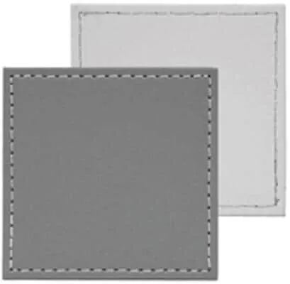 FREEFORM Duo Untersetzer, 4st, 10x10cm, grau/weiß