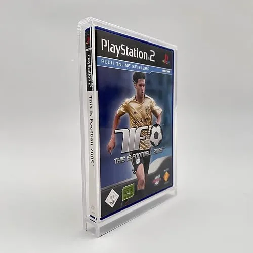 Reset Retro Acryl Box passend für PlayStation 2 Spiele in OVP - Optimaler Schutz & praktische Aufbewahrung für Sammler - Stilvolle Präsentation Ihrer Sammlung - Transparenz und UV-Schutz