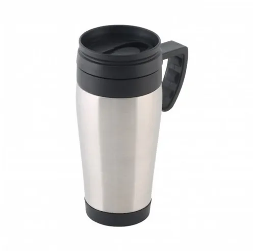 axentia Thermobecher Isolierbecher, KS, ca. 400ml, doppelw. 128009, 1-tlg.