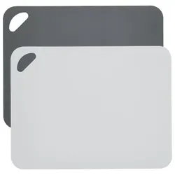 Schneidematte 2tlg. Kunststoff Grau Anthrazit