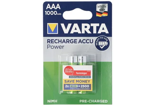VARTA Varta 5703 Ready2Use Accu Micro 1000mAh 2er Pack Akku 1000 mAh (1,2 V)