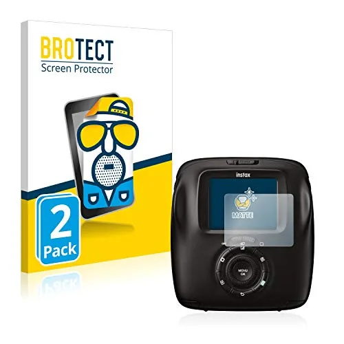 BROTECT Entspiegelungs-Schutzfolie für Fujifilm Instax Square SQ20 (2 Stück) Matte Displayschutz-Folie, Anti-Reflex, Anti-Fingerprint