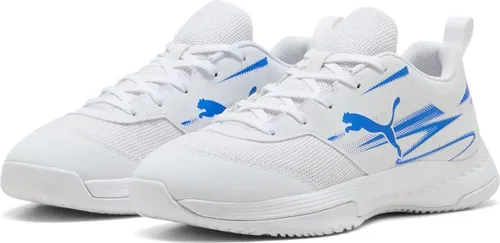 PUMA Varion II Hallensportschuh Teenager Sneaker 39 EU White-Ultra Blue - PUMA Varion II Hallensportschuhe für Teenager bieten optimalen Halt und Komfort. Mit innovativer Dämpfung und atmungsaktivem Material sind sie ideal für schnelle Bewegungen im Spiel.