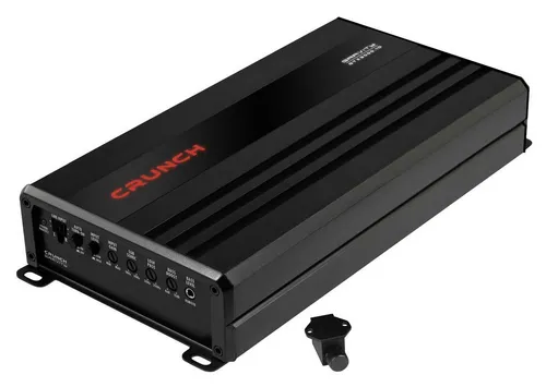 Crunch GTX 3000.1D - Kompakter 1-Kanal Class D Digital Mono-Verstärker - Car-HiFi-Endstufen mit bis zu 1.500 Watt RMS Leistung, effizienter Class-D-Technologie und stilvollem Design mit beleuchtetem Logo für beeindruckenden Klang und Optik.