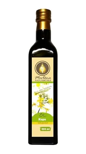 Rapsöl frisch kalt gepresst 500 ml vom Hersteller, Samen aus dem Westerwald