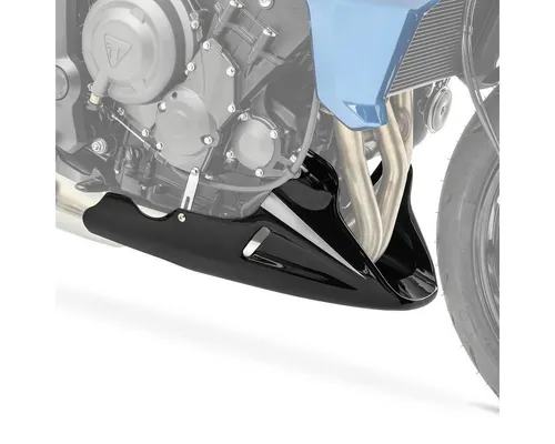 Zaddox Motor-Schutzhülle Bugspoiler Universal Motorrad Motorspoiler # BP1 schwarz