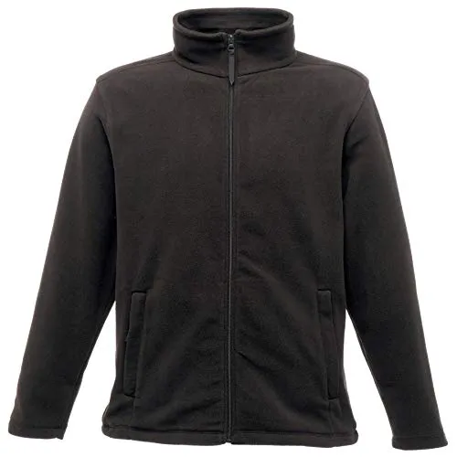 Regatta Herren Vollreißverschluss-Microfleece-Jacke in Schwarz - Funktionsjacke aus Anti-Pilling-Microfleece mit Layerlite-Technologie und 2 Reißverschlusstaschen, ideal für aktive Freizeitgestaltung.