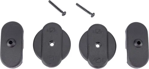 KLICKfix KorbFix Befestigungspunkte - Fahrradzubehör zur sicheren und klapperfreien Montage von engmaschigen Körben und Kunststoffboxen auf Gepäckträgern. Ideal für Radler, die ihr Zubehör permanent am Fahrrad lassen möchten.