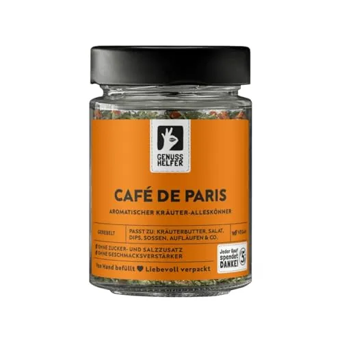 Bremer Gewürzhandel Café de Paris Gewürz, gerebelt, für eine authentische Café de Paris Butter, leckere Gewürzmischung für selbstgemachten Dip, 30g im Glas