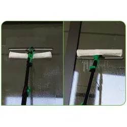 Hammersmith AquaClean Deluxe - Teleskop Wasserbesen - Besen für Außenreinigung mit 3,6m Teleskopstiel, integriertes Wasserdurchlauf-System für einfache Anwendung und vielseitige Reinigungsköpfe für streifenfreie Ergebnisse.