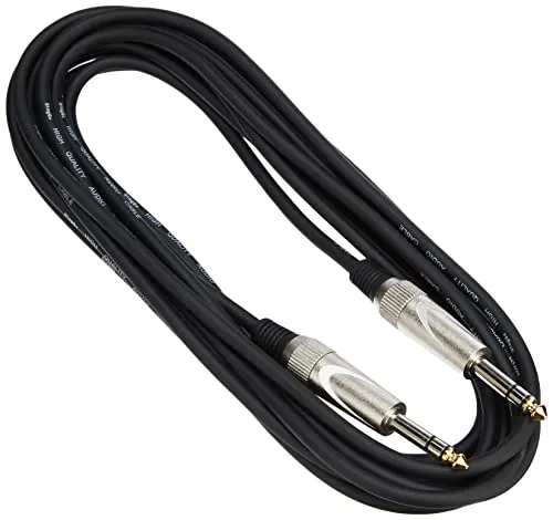 Stagg SAC6PS DL Deluxe symmetrisch Instrument-Kabel (Klinke auf Klinke, 6m)