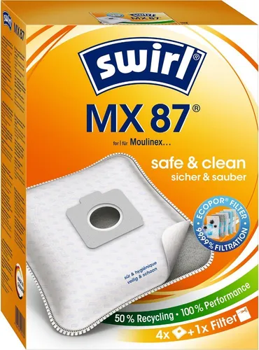Swirl Staubsaugerbeutel MX 87 EcoPor für Moulinex, 1 St. von Swirl