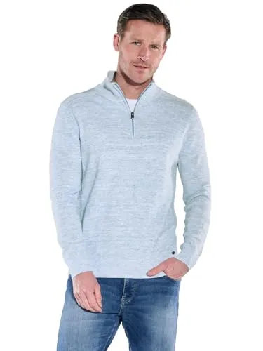 engbers Herren Herren Pullover Polokragen, Hellblau, 39886, Hellblau in Größe XL