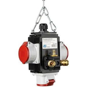 as-Schwabe Hängeverteiler Mixo IV+ 16 A, außen, IP44, 3 x CEE, Druckluft, Pendel