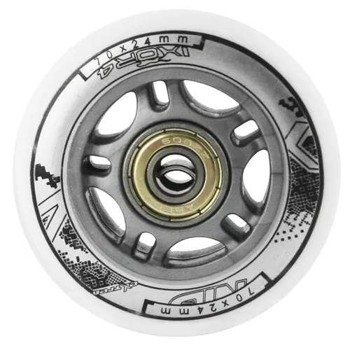 PU 70x24 82A BIAŁE (4 szt.) + ABEC-7 (8 szt.) ZESTAW NILS EXTREME 5907695515879