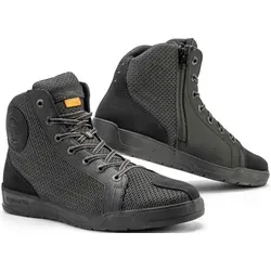Stylmartin Tank WP Textil Schuhe - Wasserdichte Motorradstiefel für Unisex - Dunkelgrau - 42 EU - Motorradstiefel mit wasserabweisendem Textilgewebe und D3O® Knöchelschutz. Ideal für urbanen Style und hohen Komfort beim Fahren.