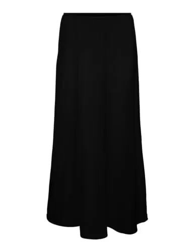 VERO MODA Vmalba Ankle Skirt WVN Ga Noos - Damenrock von VERO MODA mit elastischem Bund, mittlere Taille und vielseitig einsetzbar für jeden Anlass